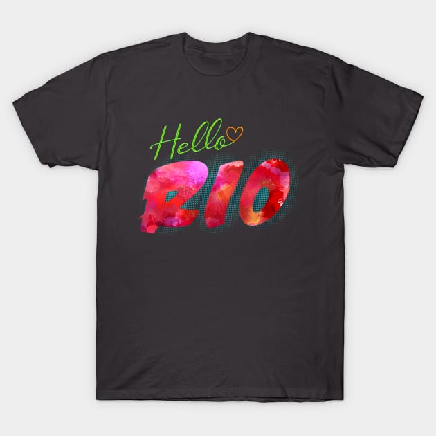 Hello, Rio! T-Shirt by MadToys